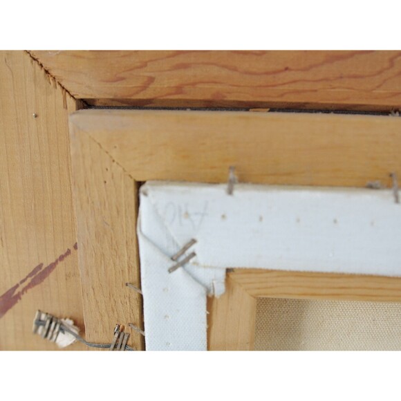 Sailing Ship Oil Painting 22x18 Lendi Signed on Canvas Framed Original - Picture 12 of 15